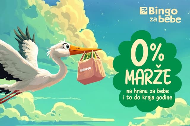 BiH: „Bingo za bebe“ treću godinu zaredom donosi 0% marže na hranu za najmlađe