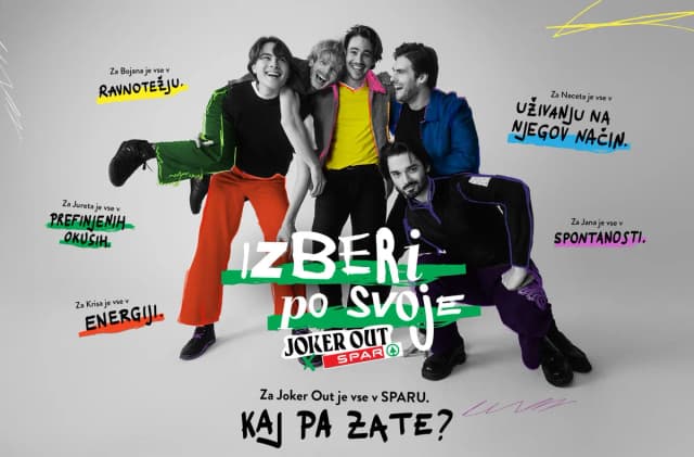 Slovenija: Spar i Joker Out u kampanji "Biraj po svom"