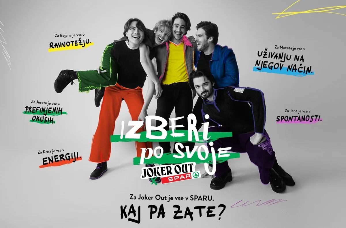 Slovenija: Spar i Joker Out u kampanji "Biraj po svom"